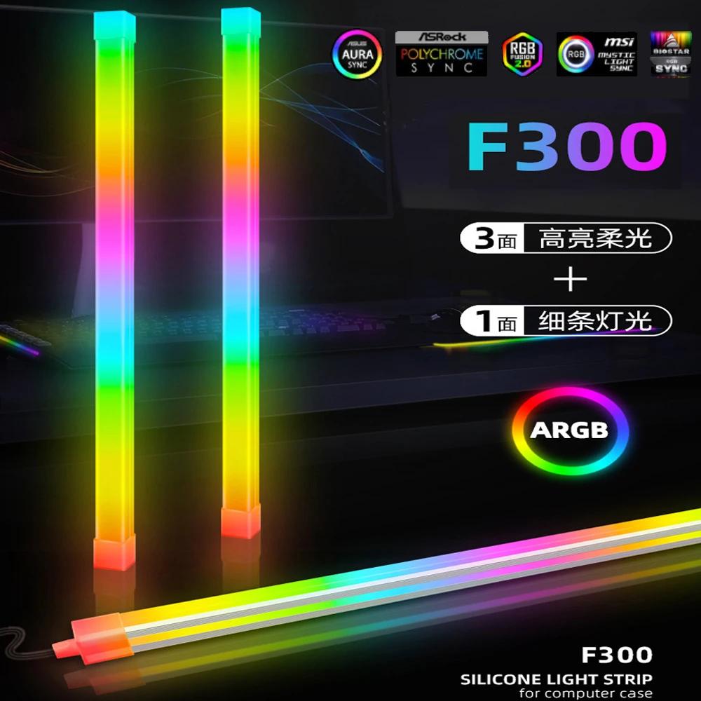 Ǹ ׿ RGB LED Ʈ ǻ Ʈ , PC  Ʈ, PC ̽ , 30cm, 5V, 3PINx2 + 4PIN ARGB , F300